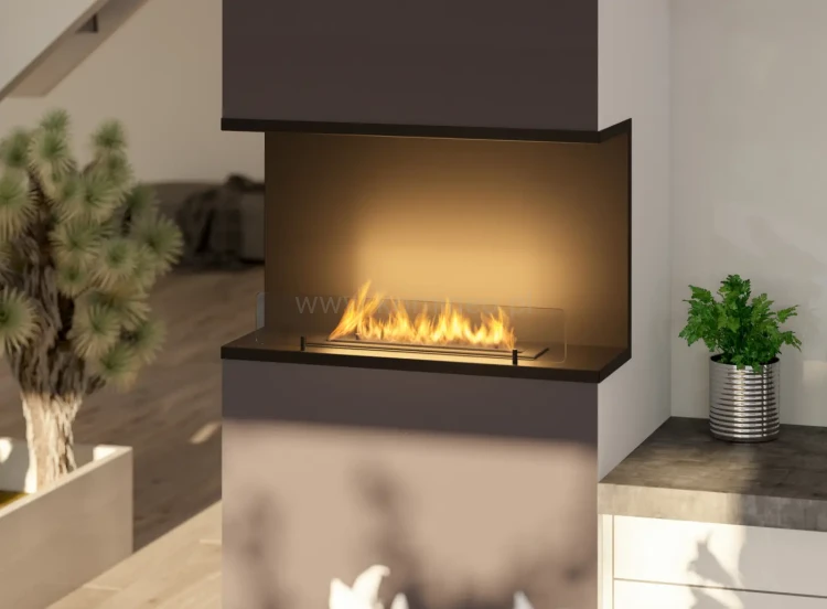 INFIRE INSIDE C800 Vers2 Biokominek do zabudowy trójstronny