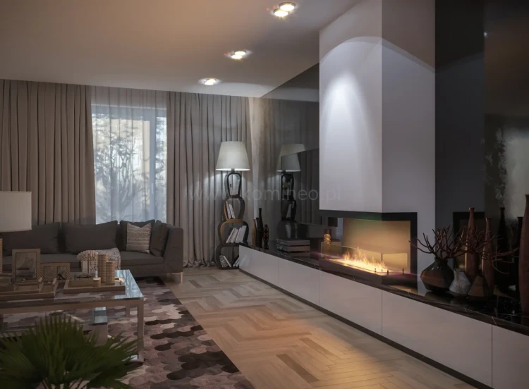 INFIRE INSIDE C1000 Vers3 Biokominek do zabudowy trójstronny