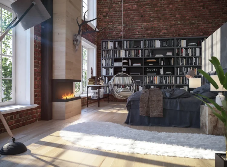 INFIRE INSIDE C1000 Vers3 Biokominek do zabudowy trójstronny