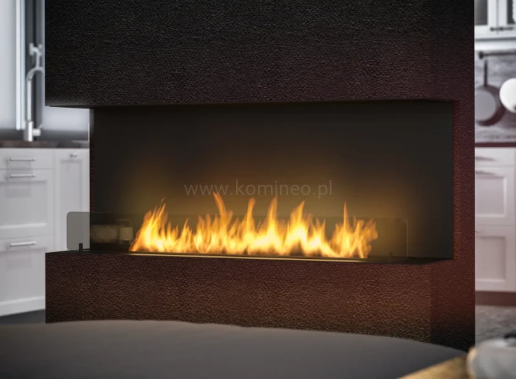 INFIRE INSIDE C1200 Vers1 Biokominek do zabudowy trójstronny