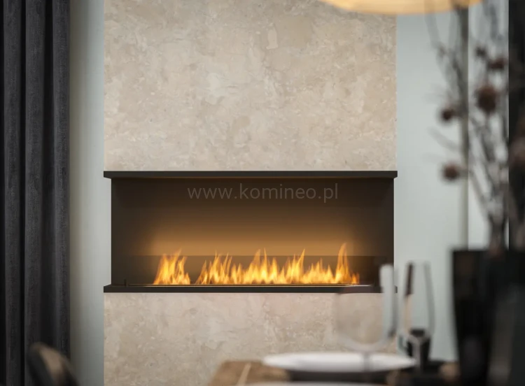 INFIRE INSIDE C1200 Vers2 Biokominek do zabudowy trójstronny