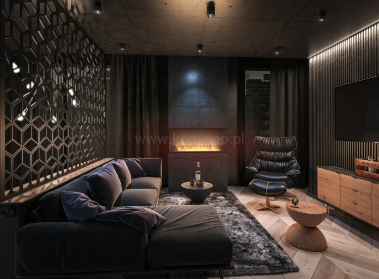 INFIRE INSIDE C1200 Vers2 Biokominek do zabudowy trójstronny