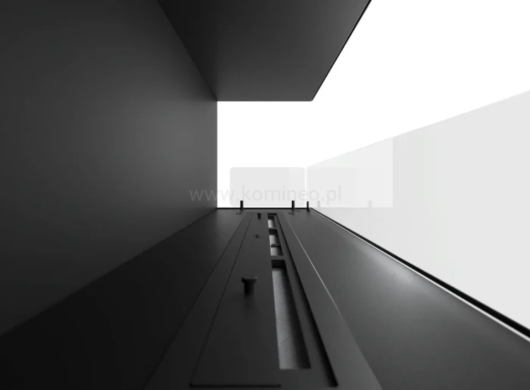 INFIRE INSIDE P1100 Vers2 prawy Biokominek do zabudowy narożny