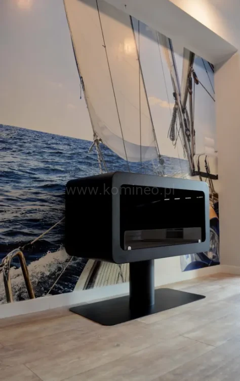 Biokominek INFIRE INECCO CZARNY aranżacja