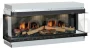 DIMPLEX VISTA 130 III Opti-V Kominek elektryczny trójstronny do zabudowy
