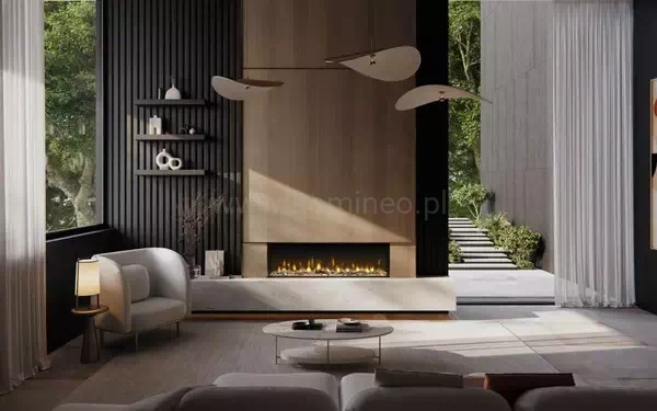 DIMPLEX IGNITE BOLD 50 Kominek elektryczny do zabudowy - aranżacja