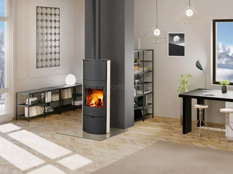 Piec ROMOTOP EVORA H ceramika - aranżacja