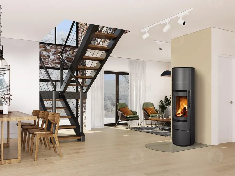 Piec z akumulacją ROMOTOP LUANCO N 03 AKUM metal