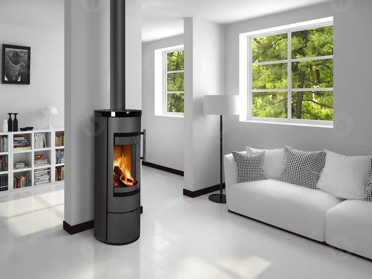 Piec ROMOTOP LUANCO N 01 ceramika czarna