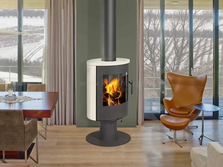 Piec ROMOTOP EVORA T 01 ceramika aranżacja