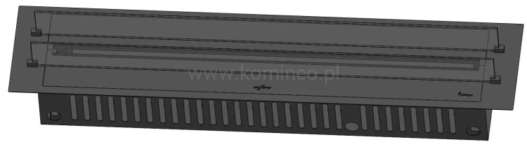 INFIRE INSERT INVAPO 1800 Kominek elektryczny 3D do zabudowy