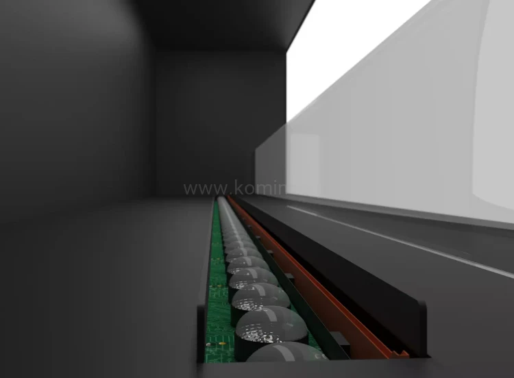 INFIRE INSIDE INVAPO 1800 Kominek elektryczny 3D do zabudowy