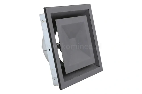 Anemostat kwadratowy DARCO VENTLAB ASK-ML.CZ czarny