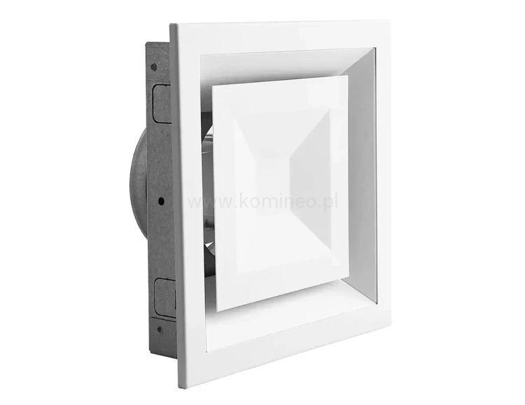 Anemostat kwadratowy DARCO VENTLAB ASK-ML-B biały