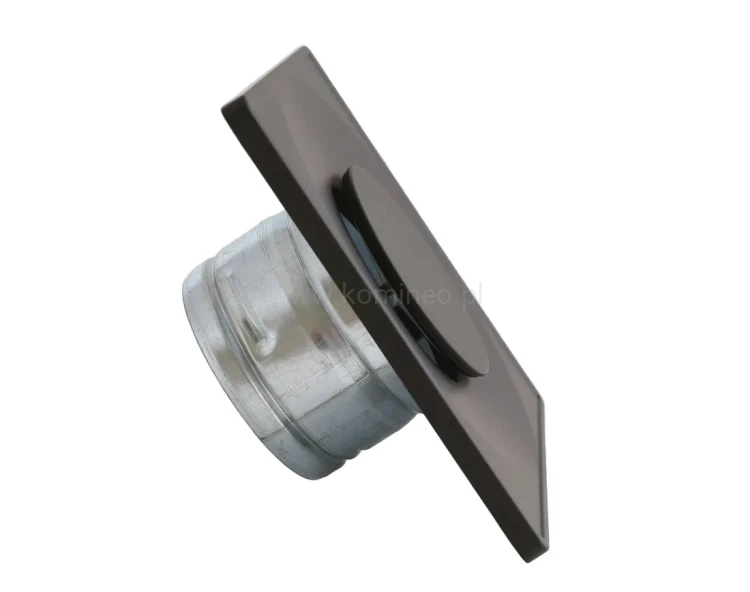 Anemostat kwadratowy DARCO VENTLAB ASKV-ML.CZ czarny nawiewno-wywiewny