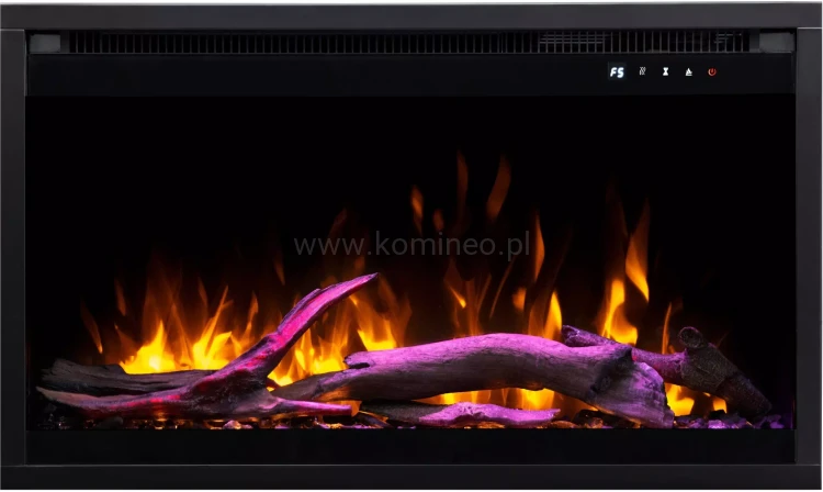 Kominek elektryczny wkład AFLAMO 3D 45x60