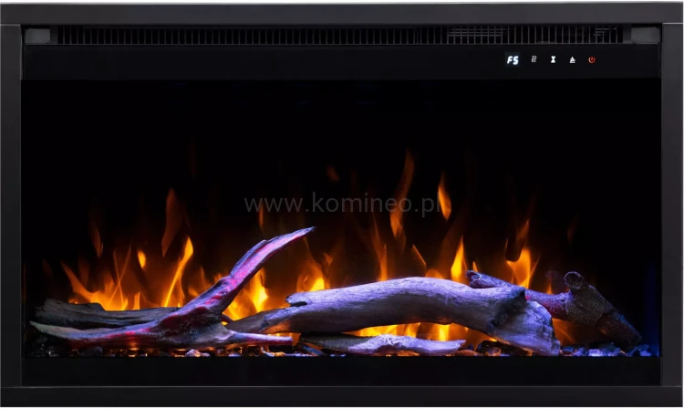 Kominek elektryczny wkład AFLAMO 3D 45x60