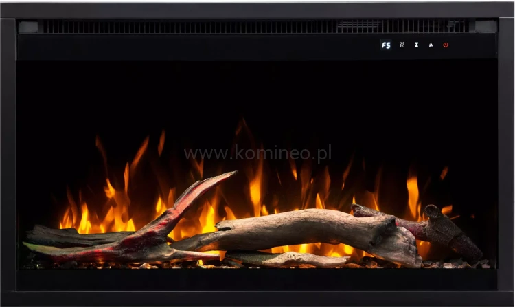 Kominek elektryczny wkład AFLAMO 3D 45x90