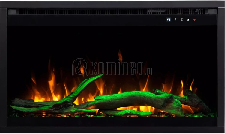 Kominek elektryczny wkład AFLAMO 3D 45x90