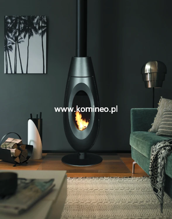 Piec kominkowy INVICTA OVATIO 6149-04 aranżacja