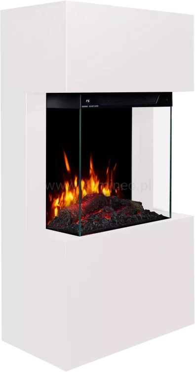 Kominek elektryczny wolnostojący AFLAMO TEXEL White