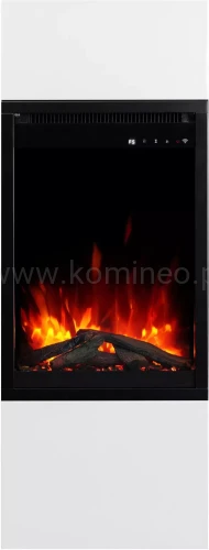 Kominek elektryczny wolnostojący AFLAMO MILOS 40 White