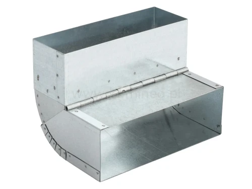 Kolano prostokątne nastawne DARCO KSSN 45-90-OC ściana-strop