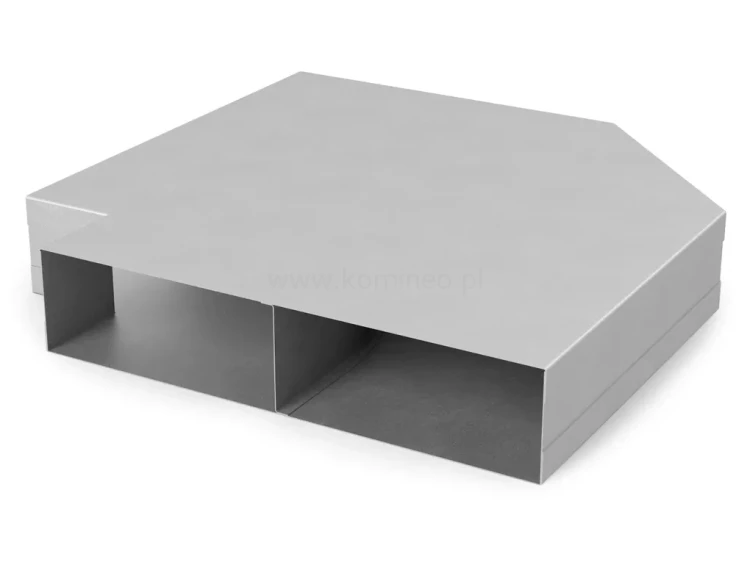 Kolano prostokątne DARCO KL250x50-90-OC ze wspornikiem