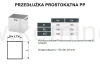 Przedłużka prostokątna DARCO PP-OC schemat