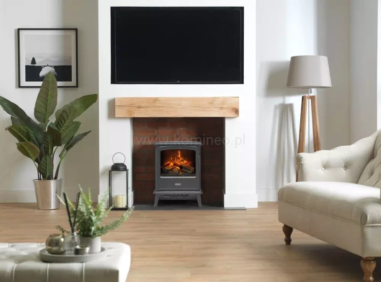 DIMPLEX EVANDALE BLACK Kominek elektryczny wolnostojący aranżacja