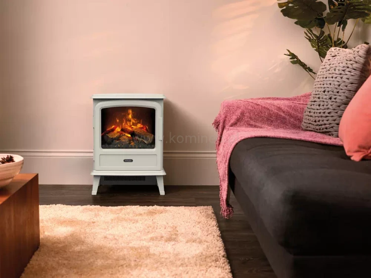 DIMPLEX EVANDALE PEBBLE Kominek elektryczny wolnostojący, aranżacja