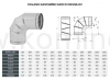 Kolano nastawne DARCO KNS-90-OC schemat