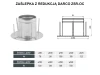 Zaślepka z redukcją DARCO ZSR-OC schemat