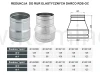 Redukcja okrągła DARCO RDS-OC Spiro 130-140mm schemat
