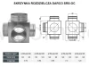 Skrzynka rozdzielcza DARCO SRS-OC 4 wyloty schemat
