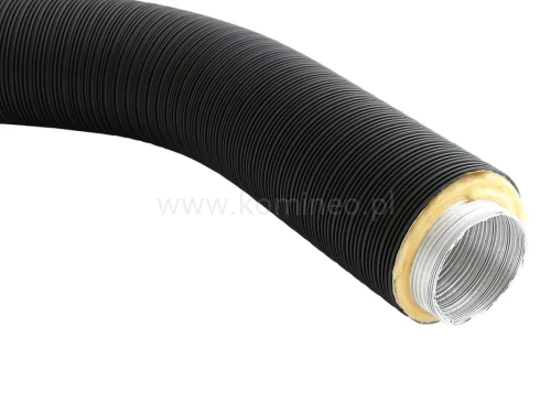 Rura elastyczna DARCO REPI-075-ML Spiro czarna z izolacją