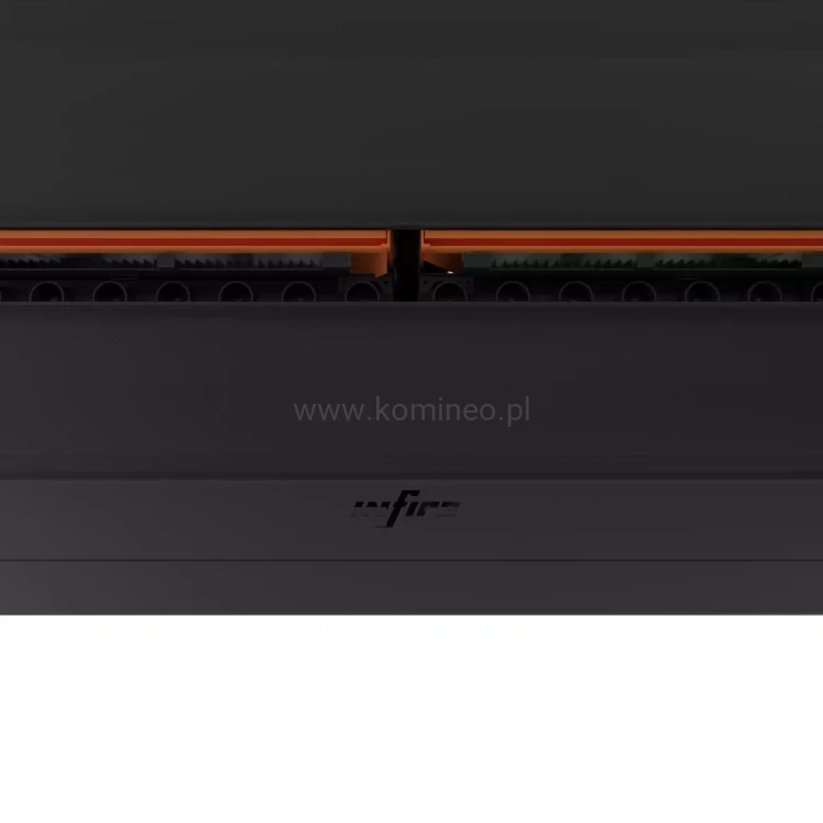 INFIRE INSIDE INVAPO U1200 Kominek elektryczny 3D trójstronny do zabudowy