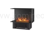 INFIRE INSIDE INVAPO L800 Kominek elektryczny 3D narożny do zabudowy