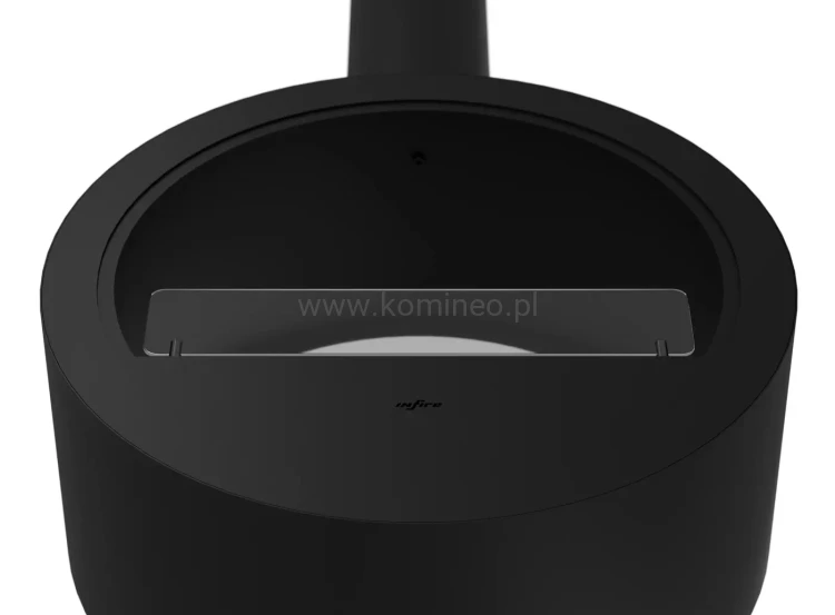 Biokominek wiszący vis a vis dwustronny INFIRE INCYRCLE 2 SIDE BLACK