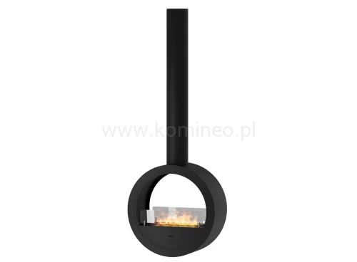 Biokominek wiszący vis a vis dwustronny INFIRE INCYRCLE 2 SIDE BLACK