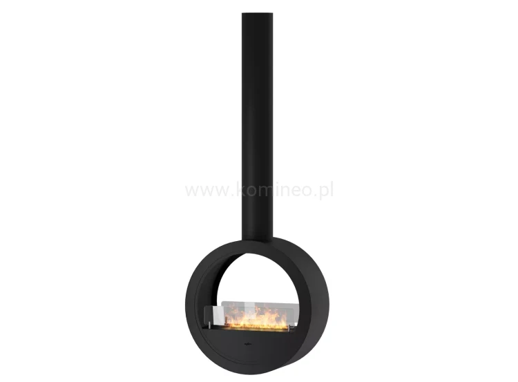 Biokominek wiszący vis a vis dwustronny INFIRE INCYRCLE 2 SIDE BLACK