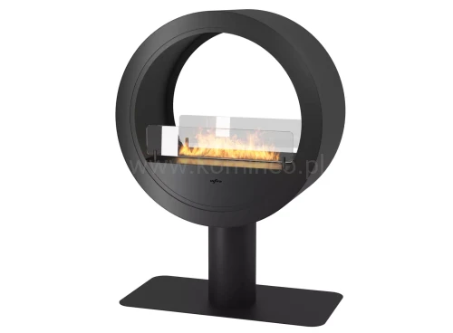 Biokominek wolnostojący vis a vis dwustronny INFIRE INCYRCLE 2 SIDE BLACK