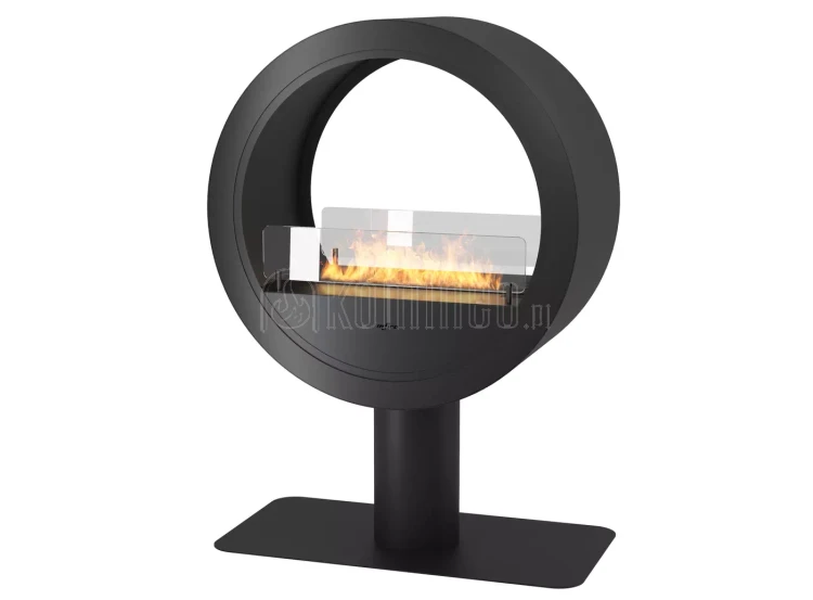 Biokominek wolnostojący vis a vis dwustronny INFIRE INCYRCLE 2 SIDE BLACK