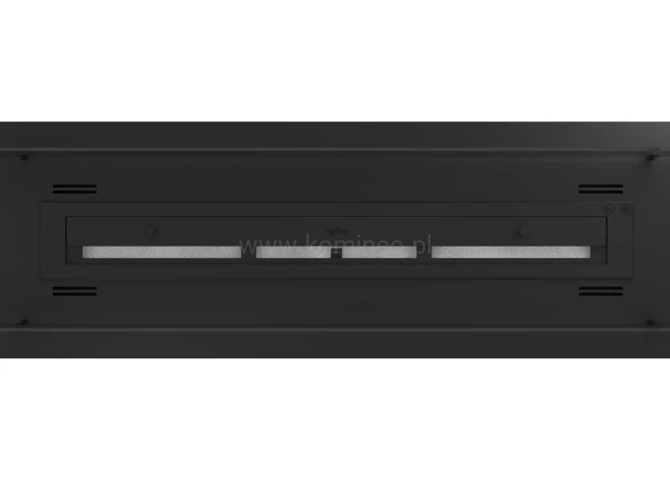 INFIRE INSERT 800 BLACK - biokominek z szybami ochronnymi do zabudowy w blacie MDF i gips karton