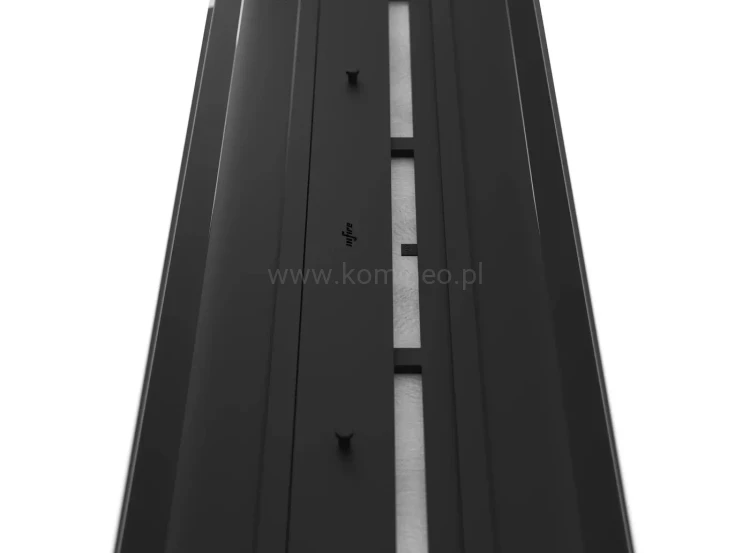 INFIRE INSERT 1200 BLACK - biokominek z szybami ochronnymi do zabudowy w blacie MDF i gips karton