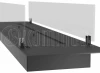 Biokominek do zabudowy w blacie INFIRE INSERT BLACK 1500 SLIM LINE z szybami ochronnymi, do zabudowy w płytach MDF i GK