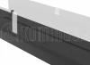 Biokominek do zabudowy w blacie INFIRE INSERT BLACK 1500 SLIM LINE z szybami ochronnymi, do zabudowy w płytach MDF i GK