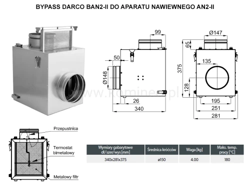 Bypass DARCO BAN2-II schemat