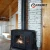 Piec kominkowy żeliwny KAWMET P7 PB (10.5 kW) ECO - aranżacja