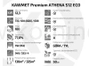 Piec kominkowy żeliwny KAWMET Premium ATHENA S12 - atrybuty